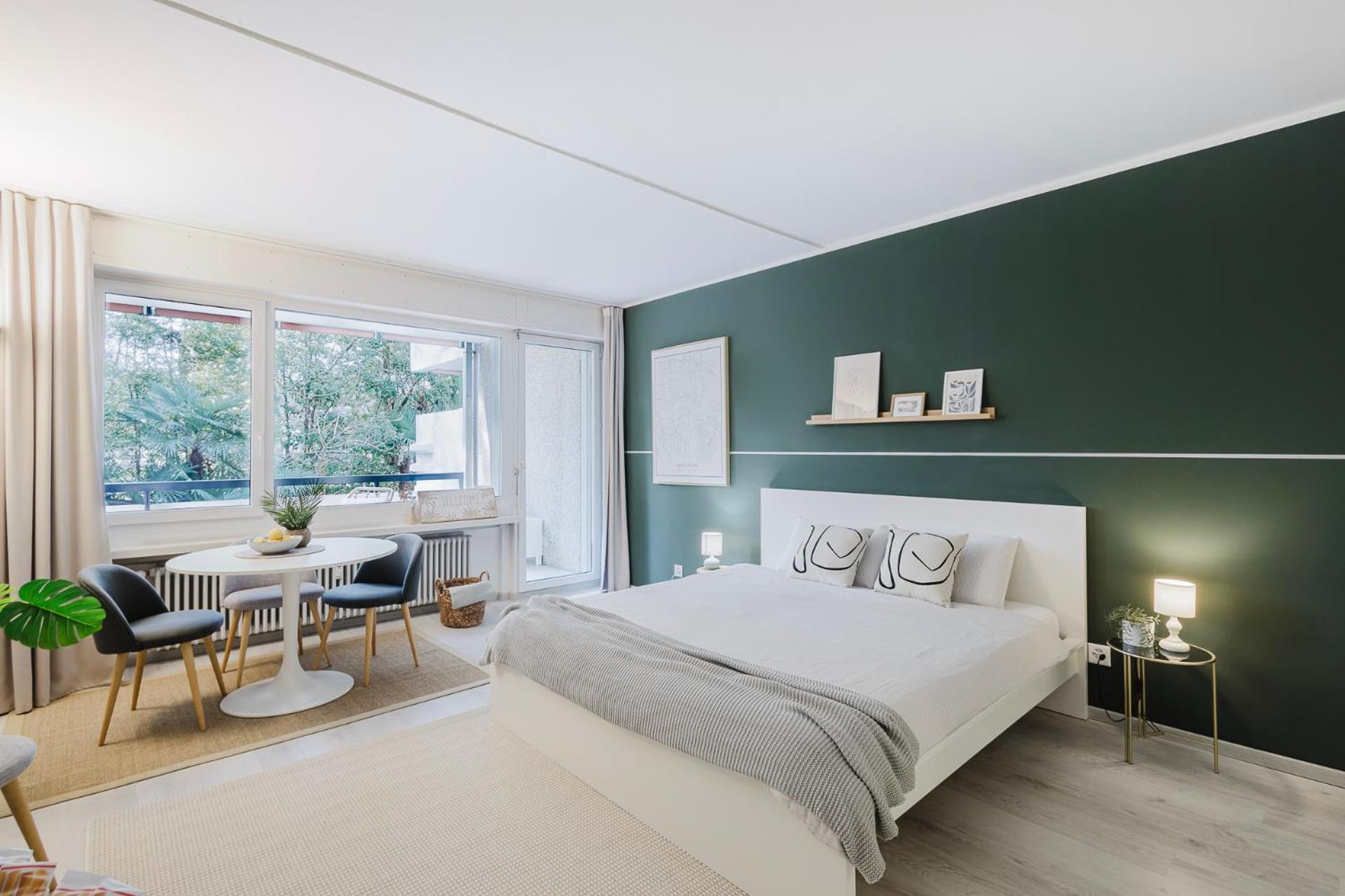 Luganersee, Pool, Strand, Parkplatz, Suite 204 Bissone Exterior foto